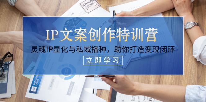 （14330期）IP文案创作特训营，灵魂IP显化与私域播种，助你打造变现闭环（14节课）-网创星球