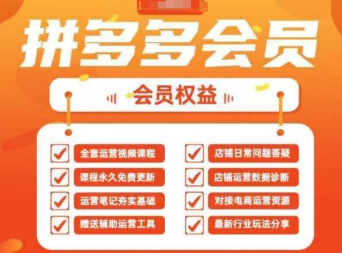 2025拼多多运营实战课，40节全流程教学，覆盖拼多多运营全链路-网创星球